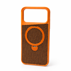 IPHONE CARBON FIBER RING STAND CASE FOR 17 PRO MAX